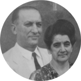 Angelo e Maria Vendrametto no ano de 1933